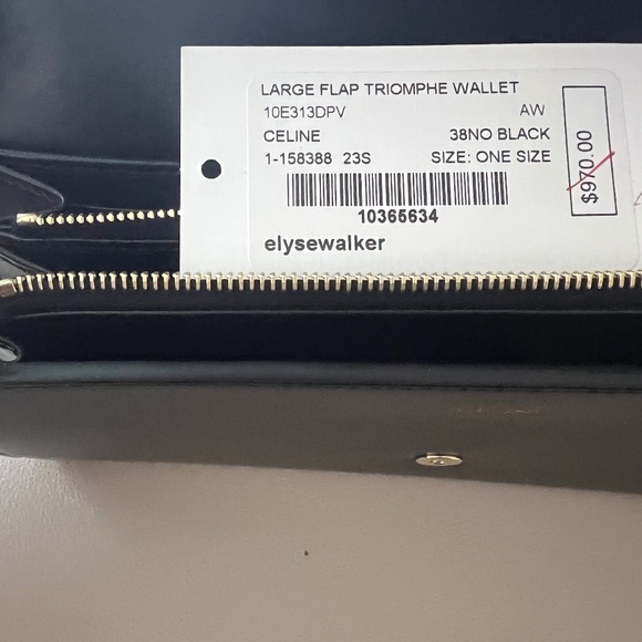 Celine Large Flap Triomphe Wallet - Picture 1 of 3